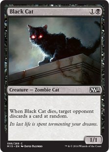 Magic The Gathering - Black Cat (086/269) - Magic 2015