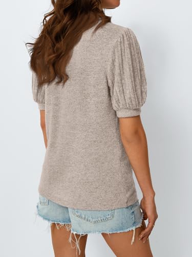 automet womens tops summer sweater long tunic dressy casual blouses business cute trendy short sleeve shirt 2025