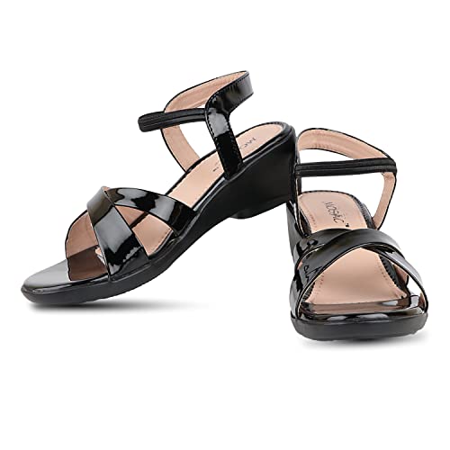 Image of MOSAC Women's /Girls Stylish & Comfortable Wedge Platform Heel Sandals for Women & Girls