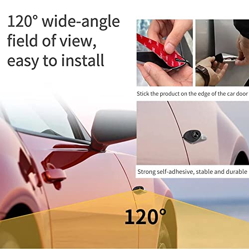 GRLATG car Blind spot Camera and car Blind spot Display System, Blind spot Driving Recorder, Blind spot Assistance, Blind spot Monitoring BSM, Camera Monitoring System CMS, HD Night Vision