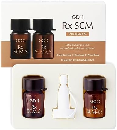 GD11 Rx SCM Program Exosome Facial Serum | Skin Regeneration, Intensive Hydration, Moisturizing Face Serum with CICA, Soothes Irritated Skin, (2ml+5ml)