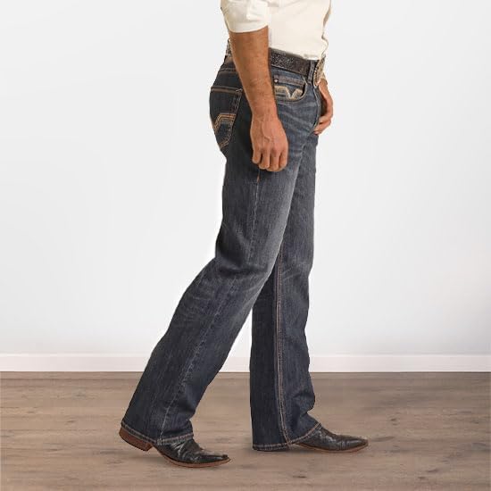 Rock & Roll Double Barrel Straight Dark Vintage Jeans2