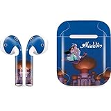 Skinit Decal Audio Skin Compatible with Apple AirPods 2 - Officially Licensed Disney Aladdin and Jasmine Magic Carpet Design