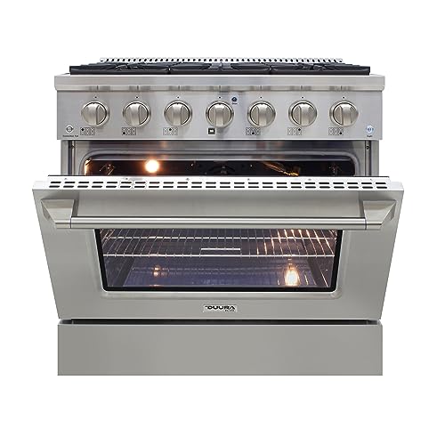 Duura Elite DE360GRSSS Gas Range Cooktop 36-Inch thumb #2