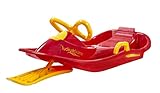 Lucky Bums Plastic Racer Sled, Red/Yellow