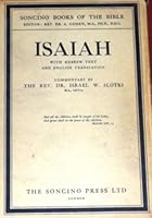 Soncino Books of the Bible: Isaiah B000GWJBWU Book Cover