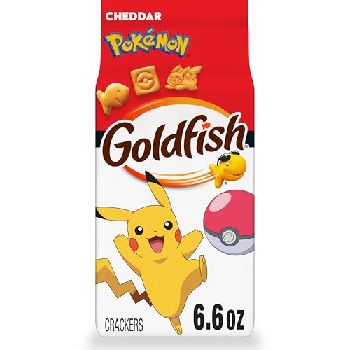Goldfish Pokémon Cheddar Cheese Crackers, 6.6 Oz Bag