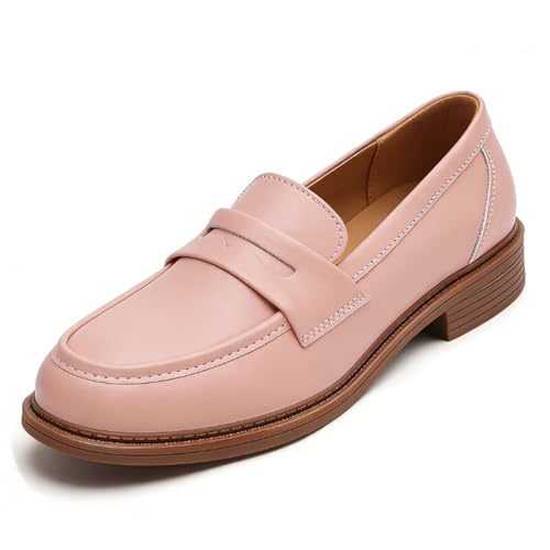 Image of Loafers for Women Black Penny Loafer Business Casual Shoes Women's Loafers & Slip-Ons Ladies Flats Comfortable Dressy