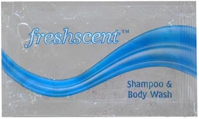 Freshscent .34oz Shampoo & Body Wash Packet Case Pack 1000