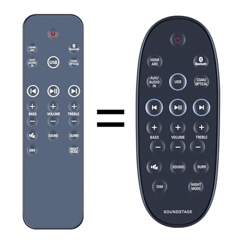 Télécommande HTL4110B/12 boutons réactifs pour barre audio Philips HTL2100