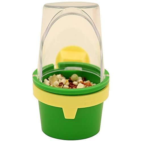JW Pet Bird Cage Clean Cup Feeder & Water Cup Bird Accessory, Medium (Assorted Colors)