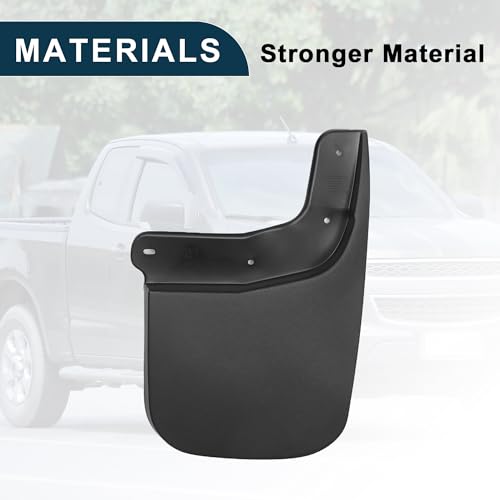 Image of Mud Flap Splash Guard for Chevrolet Colorado 2015-2022 Durable | Front & Rear Side Mudflaps with Mount Accessor 1 Set