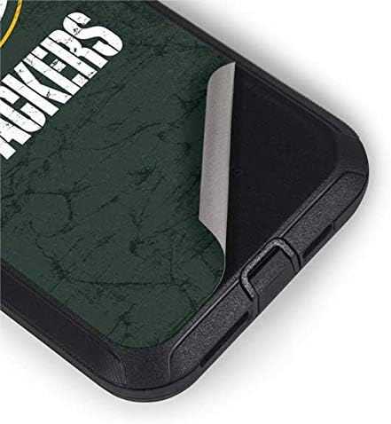 Skinit Decal Skin Compatible with OtterBox Defender iPhone 11 Case - Officially Licensed NFL Green Bay Packers Distressed Design