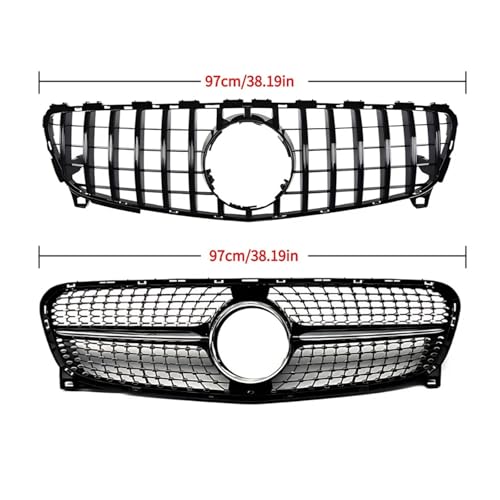 Calandre de voiture GLA X156 2014-2019 ventilation moteur optimale - 7