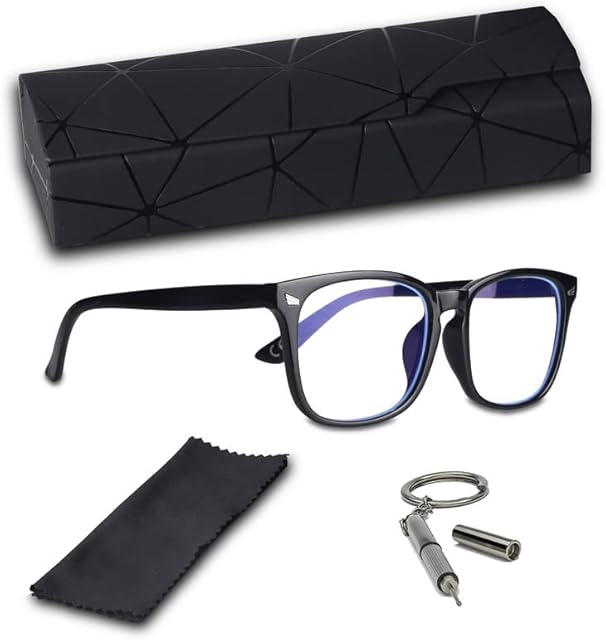 Ziffs Vision® Blue Light Blocking Glasses - Gaming Glasses - Premium Magnetic case & Accessories - Blue Light Glasses Women & Men - British Brand