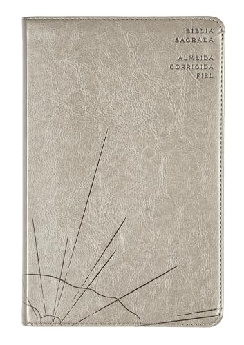 Bíblia Sagrada Slim ACF, Luxo, Couro-Soft, cinza