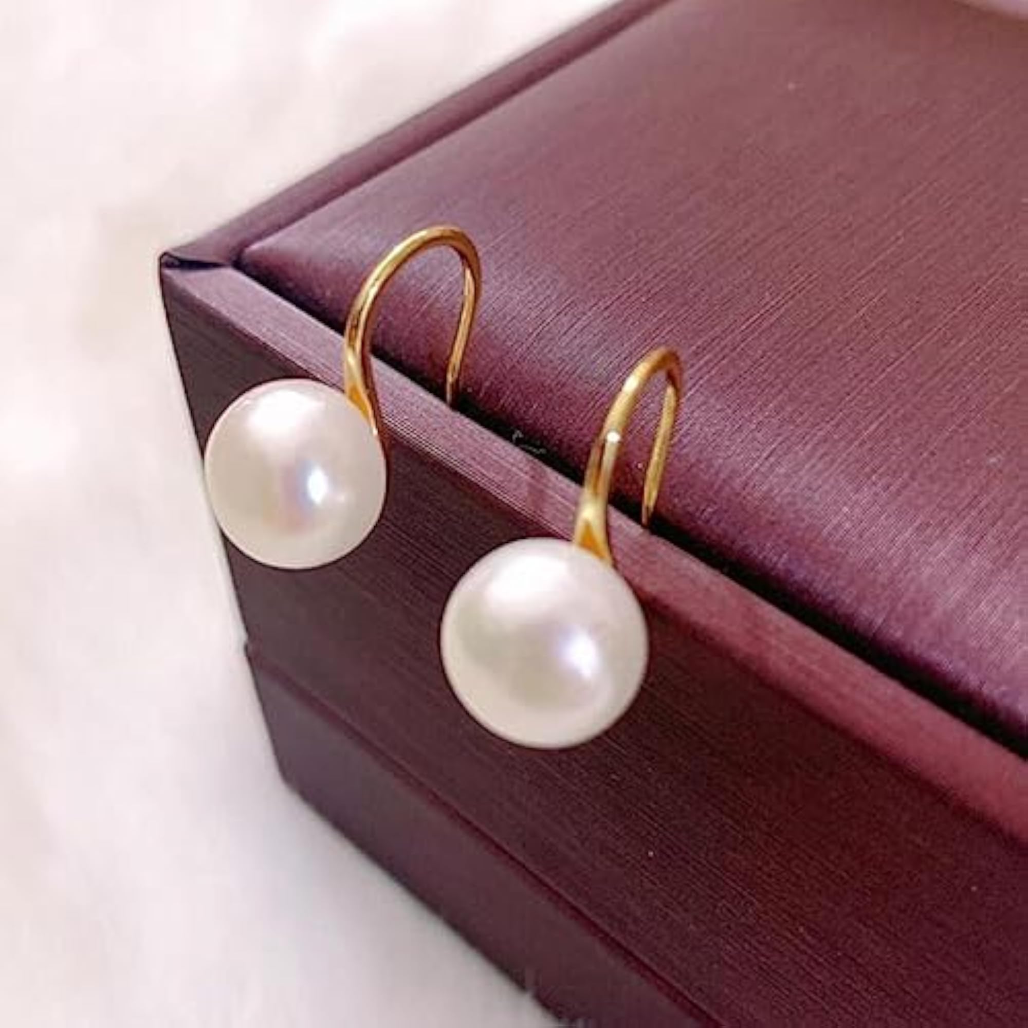 Faux Pearl Dangle Earrings for Elegant Women