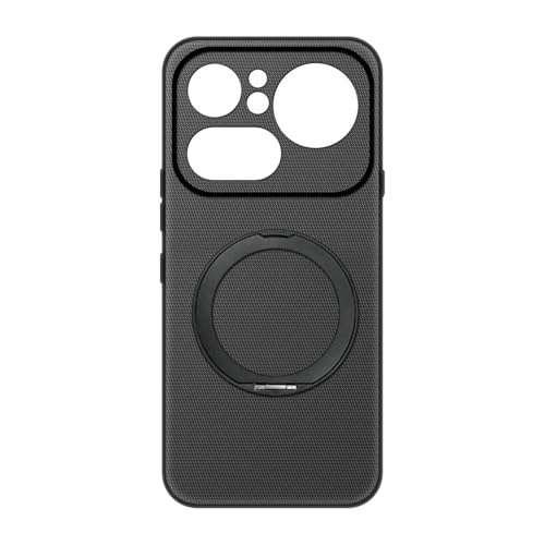 �����K���X�t�� Phone (4a) Phone (4a) Pro �t�H���J�o�[ TPU+PU���U�[ �P�[�X �X�^���h�@�\�t�� ���C�݌v �ϏՌ� �w�ʃJ�o�[(�u���b�N)
