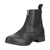 SUEDWIND FOOTWEAR Reitstiefeletten Nova Soft FZ - Herren & Damen Reitschuhe aus Rindsleder – Paddock Stiefeletten mit Mesh-Lining, Nova-Gummisohle & Reißverschluss vorne – schwarz – Gr. 38