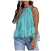 Einfarbig Damen Tank Top Crop Tops Ärmellos Bluse Bauchfrei Oberteile Kurz Sexy Sommer Tshirt Basic Kurzarm Camisole Oberteile Tunika Top Hemdbluse Unterhemden Vests Tee Patchwork Tops