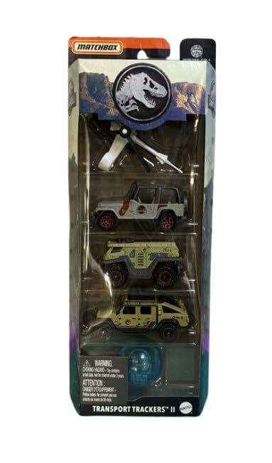 Jurassic World Transport Trackers II 5 Pack