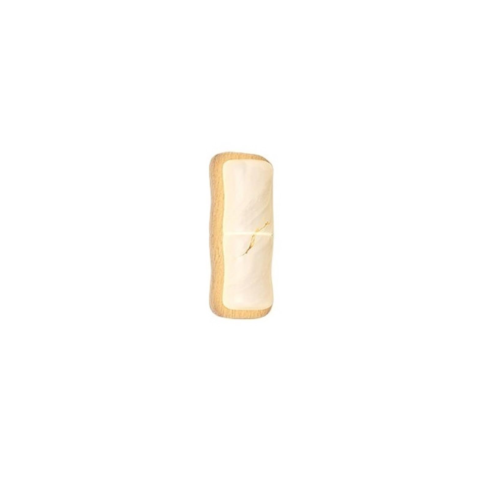 Wood Frame Wall Sconce, PE Shade LED Lamp Bagno
