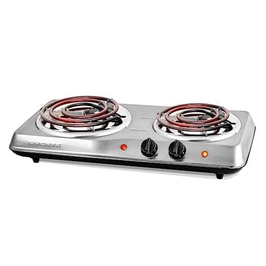 OVENTE Electric Double Coil Burner