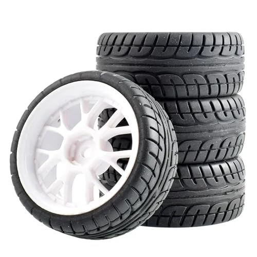 RC�A�b�v�O���[�h�X�y�A�p�[�c For WLtoys 144001 1/18 1/10 4 �� RC �J�[�S���^�C���z�C�[�� 12 �~�����[�g���Z�p�n�u�I�t���[�h�A�b�v�O���[�h���i�̂��߂̂��ǂ��p�t�H�[�}���X(WHITE)