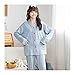 GYQWJPC Pyjama Automne Hiver Femmes Pajamas à Manches Longues à Manches Longues for Femmes Pyjama pour Femmes (Color : G7, Size : 2XL)