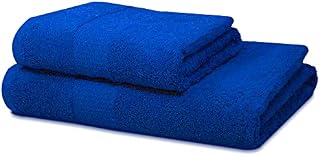 Towelogy® 2 Piece Luxury Bath Towels Set 100% Egyptian Cotton Super Soft & Absorbent Hotel Quality | 1 Hand Towel 50x85cm, 1 Bath Towel 70x125cm (Red, 2)