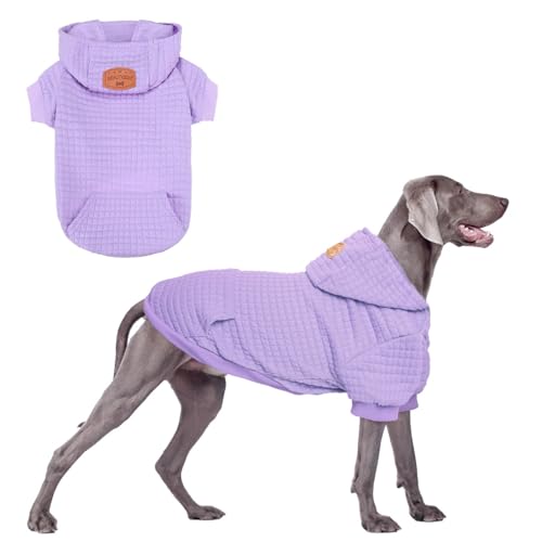BEAUTYZOO Dog Sweaters for Large Dogs Girls Boys, Warm Winter Dog Hoodie Sweatshirt with Pocket &...