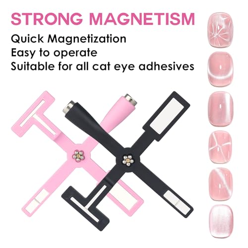 Imán para uñas Cat Eye 5 en 1 BORNBYME con palo magnético miniatura 2
