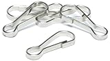 Cousin Jewelry Basics Lanyard Hook, Silver, 50-Piece