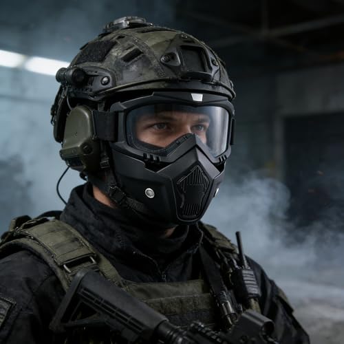 Image of Motorcycle Face Mask Full Face,Dirt Bike Goggles Motocross, ATV, Offroad, Riding Racing Goggles for Men Women