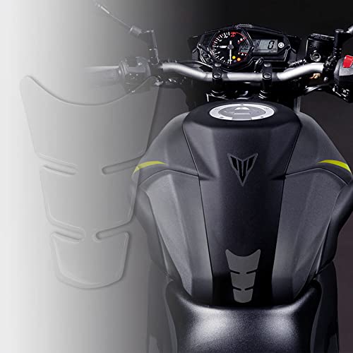 4R Quattroerre.it 1888 Tankpad 3D Motorrad Tankschutz Slim Short, Transparent, 11.5 x 16.5 cm, Durchsichtig