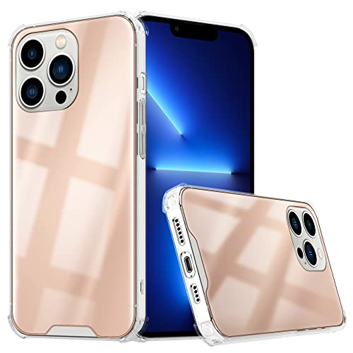 Igood Iphone 13 Pro, Cool Mirror Phone Case. Slim, Sleek, Stylish Reflective Makeup Mirror Case For Iphone. Hard Tpu Pc Shockproof Back Cover. (Rose Gold) #TOP3