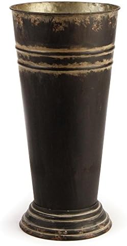 18" PARIS FOOTED BUCKET RUSTED BLACK