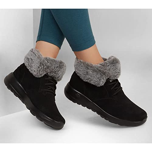 Skechers Performance Women's ON-THE-GO JOY - PLUSH DREAMS, Black/Grey, 8