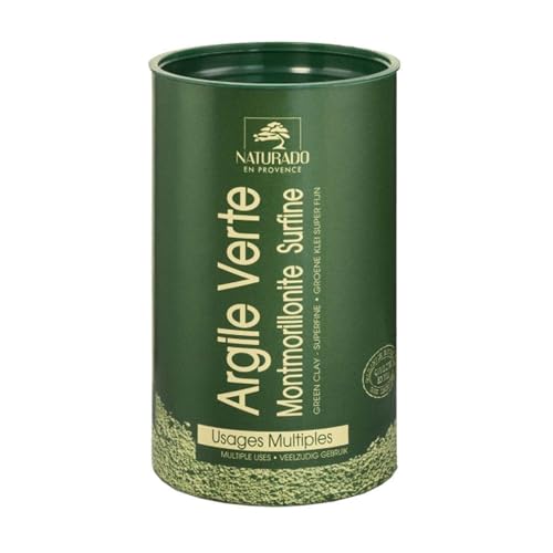 Naturado – Arcilla verde polvo fino de montmorillonita de 300 gramos