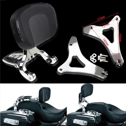 Dossier conducteur moto réglable pour soulager le dos sur Road Glide et Touring