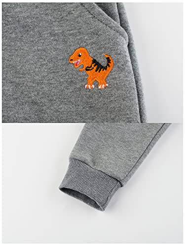 GFQLONG Toddler Boys 2 Pack Polar Fleece Jogger Sweatpants,Baby Winter Warm Pocket Lounging Bottoms3