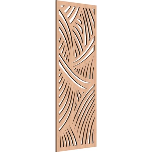 Image of Chester Decorative Pierced Fretwork Wood Wall Panels, 19 3 /8 inchW x 49 3 /8 inchH x 3 /8 inchT, Alder