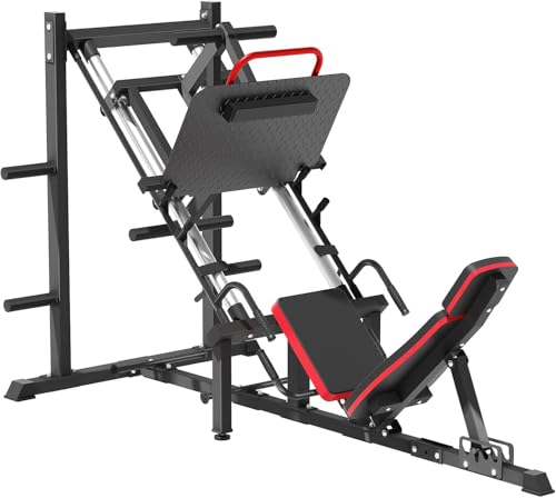 Leg Press Machine with Calf Block, 20x30 Inch Super Large Foot Pl...