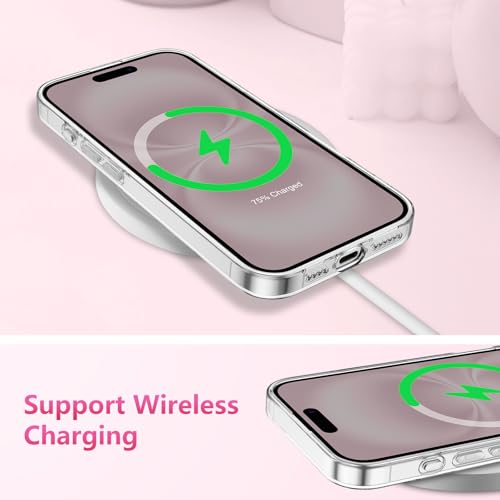 Coque iPhone 16 esthétique fine et transparente anti-rayures fille