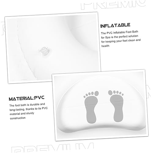 FRCOLOR Bañera Inflable para Pies Portátil para Spa miniatura 4