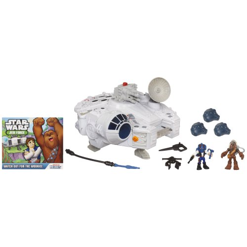 Jedi Force Millenium Falcon With Han Solo And Chewbacca #TOP3