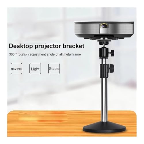 Soporte para proyector ajustable, trípode universal de metal telescópico para mesa 2