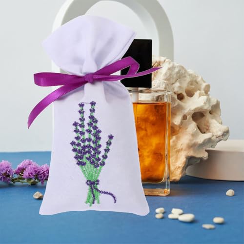 9 bolsas de saquitos de lavanda natural para aroma y DIY miniatura 7