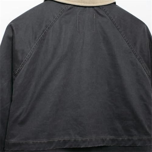 Fnfmrfmr Dark Gray Women's Casual Jacket: Effortlessly Stylish, Versatile Elegance - Image 5