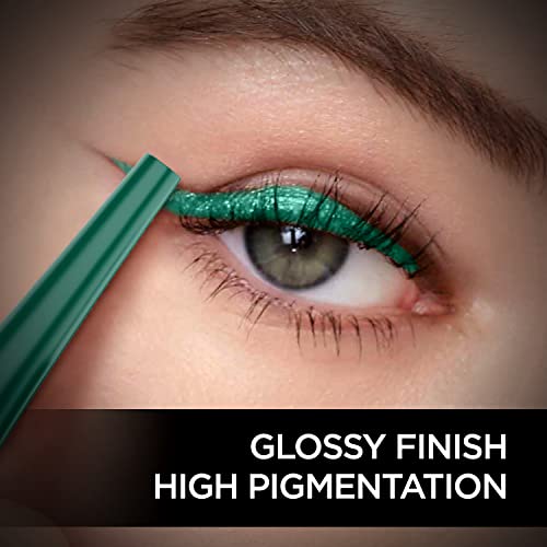 Image of FACESCANADA Magneteyes Color Eyeliner Gel - Elegant Green,4 Ml|Glossy Finish|24Hr Long-Lasting|Waterproof|Smudgeproof|Precise Application|Intense Color Payoff|Almond Extract & Vitamin E (Pack of 2)